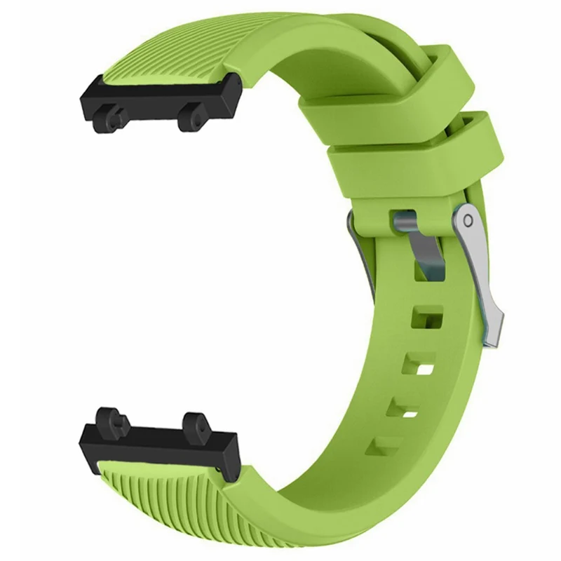 Huami Amazfit Active Edge A2212 Watch Band Twill Texture Silicone Strap Replacement - Mint Green