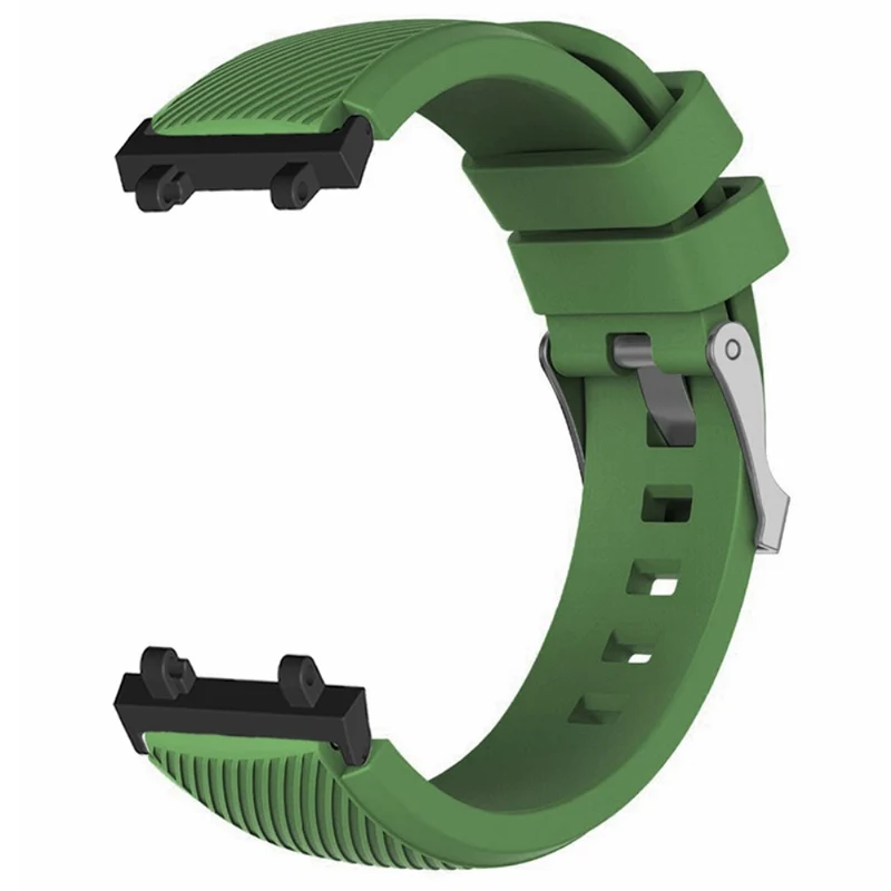 Huami Amazfit Active Edge A2212 Watch Band Twill Texture Silicone Strap Replacement - Mint Green