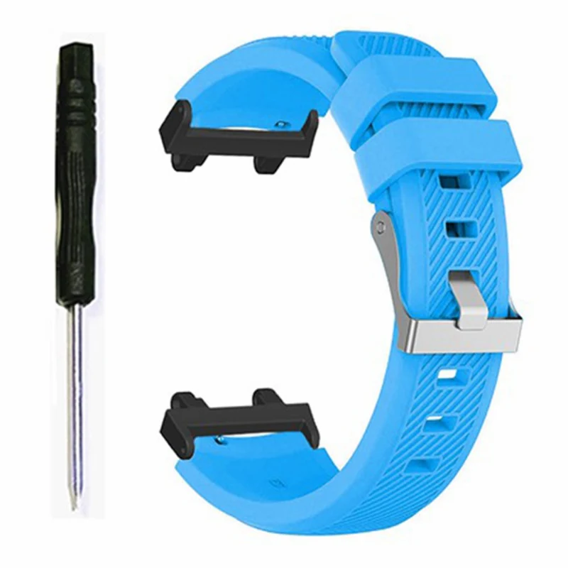 Huami Amazfit Active Edge A2212 Watch Band Twill Texture Silicone Strap Replacement - Mint Green