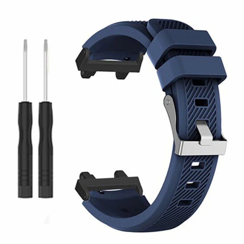 Huami Amazfit Active Edge A2212 Watch Band Twill Texture Silicone Strap Replacement - Mint Green