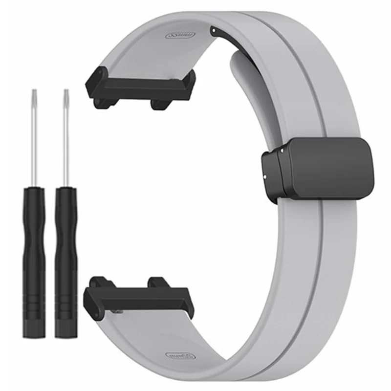 Huami Amazfit Active Edge A2212 Watch Band Silicone Wrist Strap with Magnetic Folding Buckle