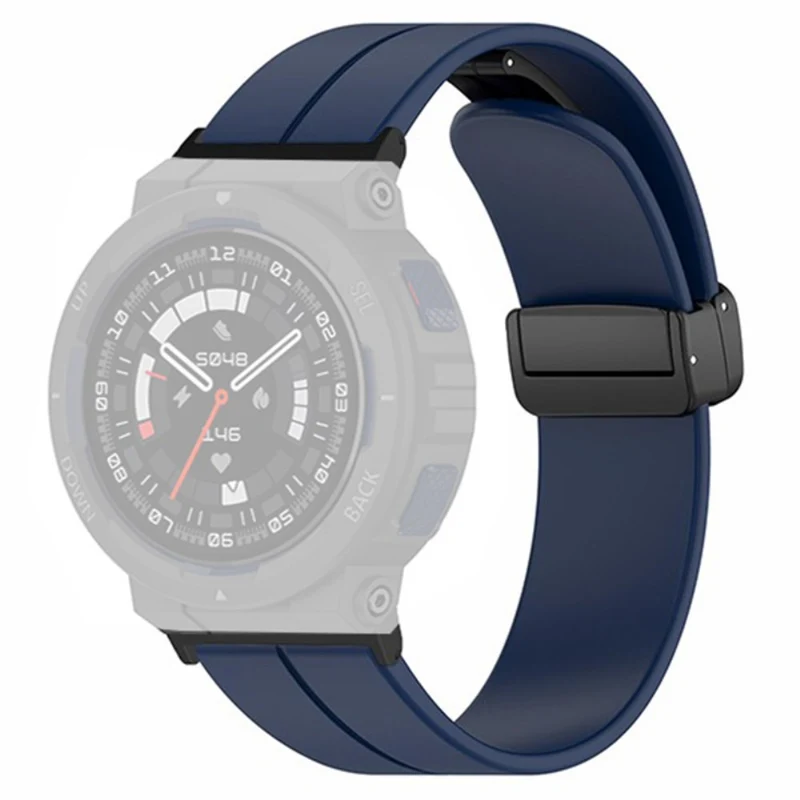 Huami Amazfit Active Edge A2212 Watch Band Silicone Wrist Strap with Magnetic Folding Buckle