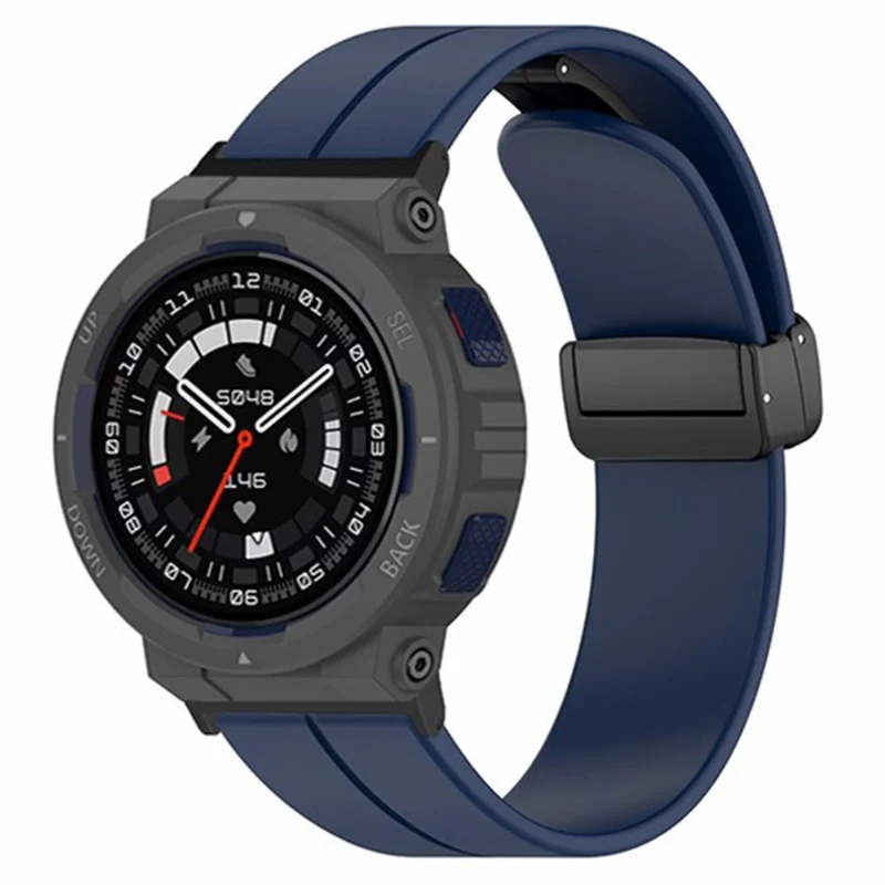 Huami Amazfit Active Edge A2212 Watch Band Silicone Wrist Strap with Magnetic Folding Buckle