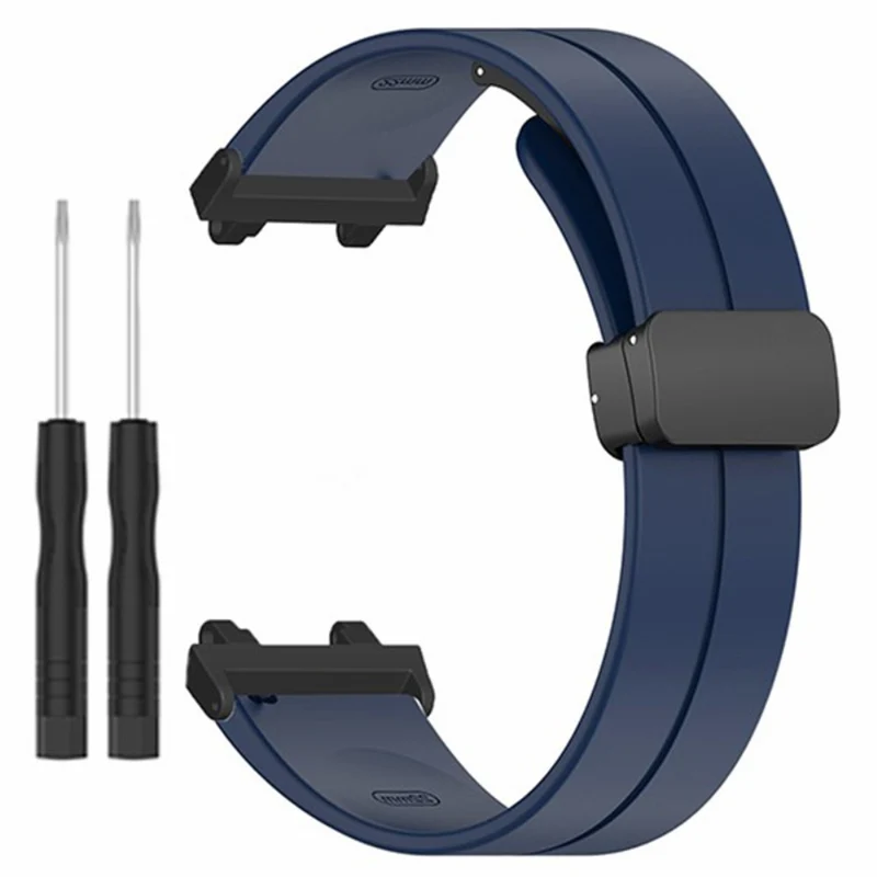 Huami Amazfit Active Edge A2212 Watch Band Silicone Wrist Strap with Magnetic Folding Buckle