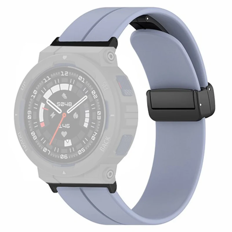 Huami Amazfit Active Edge A2212 Watch Band Silicone Wrist Strap with Magnetic Folding Buckle