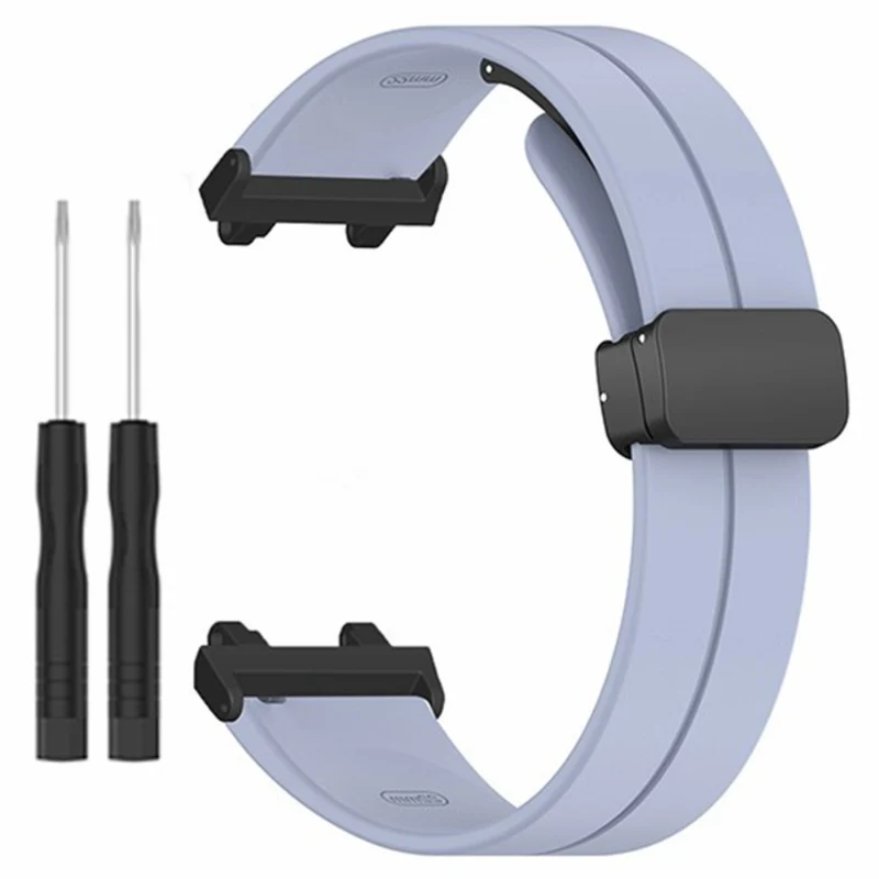 Huami Amazfit Active Edge A2212 Watch Band Silicone Wrist Strap with Magnetic Folding Buckle