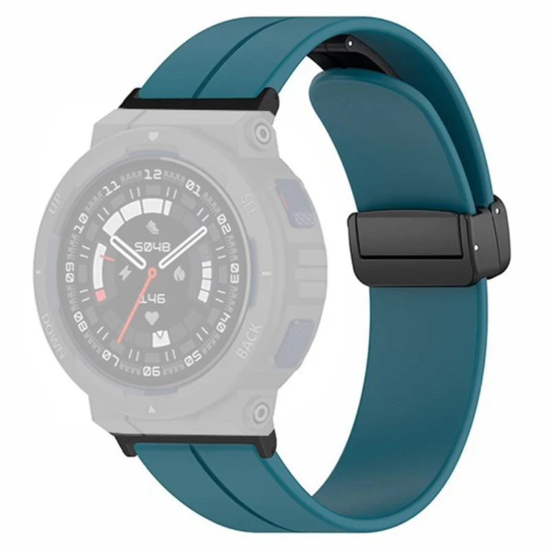 Huami Amazfit Active Edge A2212 Watch Band Silicone Wrist Strap with Magnetic Folding Buckle