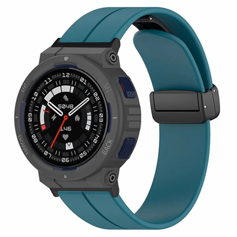 Huami Amazfit Active Edge A2212 Watch Band Silicone Wrist Strap with Magnetic Folding Buckle