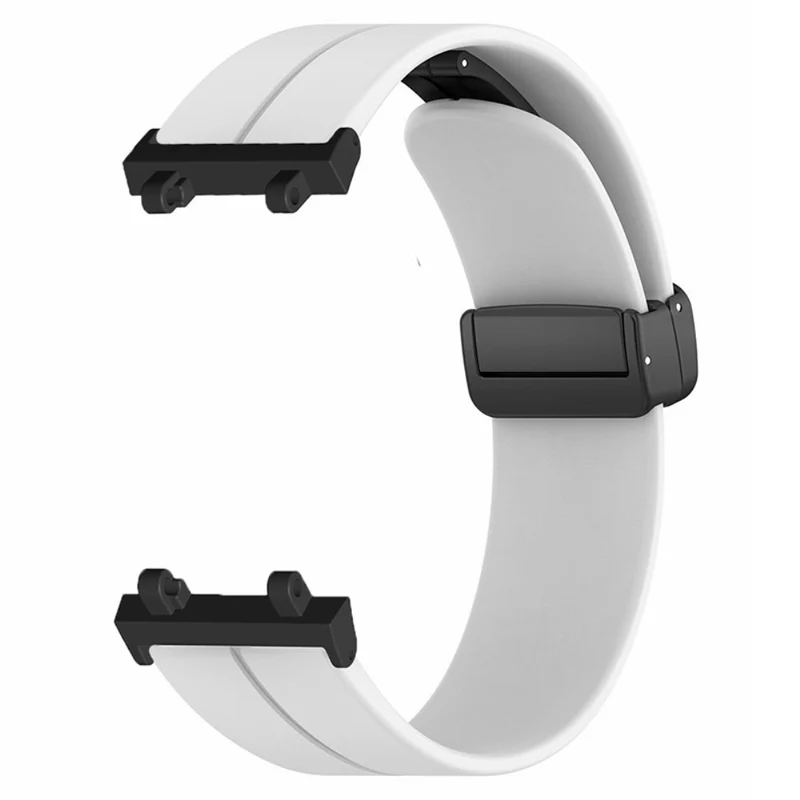 Huami Amazfit Active Edge A2212 Watch Band Silicone Wrist Strap with Magnetic Folding Buckle