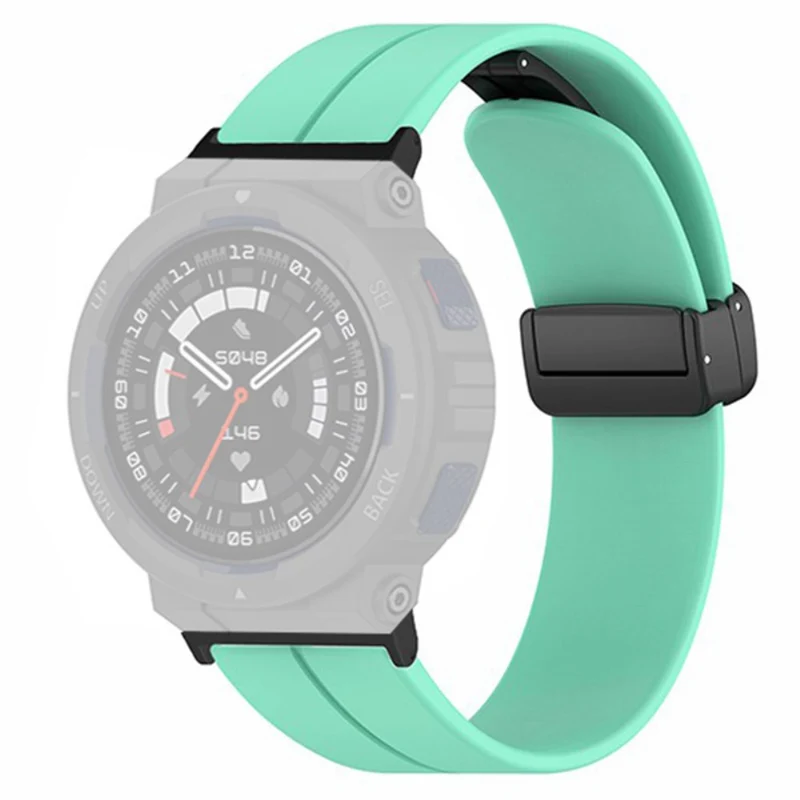 Huami Amazfit Active Edge A2212 Watch Band Silicone Wrist Strap with Magnetic Folding Buckle