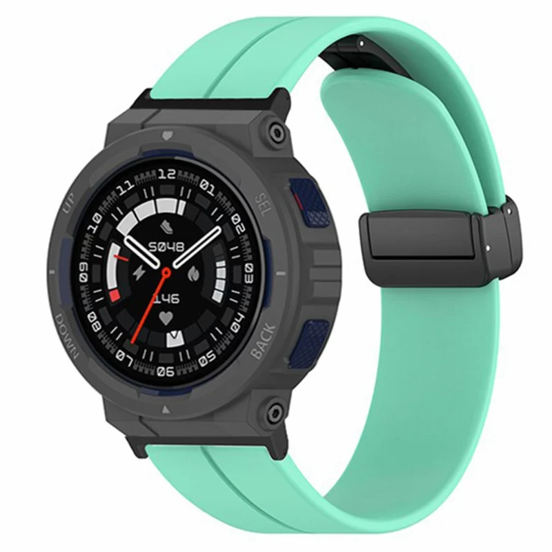 Huami Amazfit Active Edge A2212 Watch Band Silicone Wrist Strap with Magnetic Folding Buckle