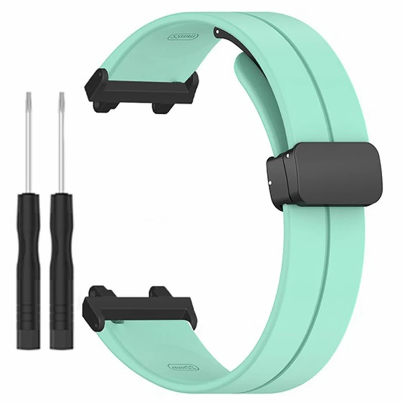 Huami Amazfit Active Edge A2212 Watch Band Silicone Wrist Strap with Magnetic Folding Buckle