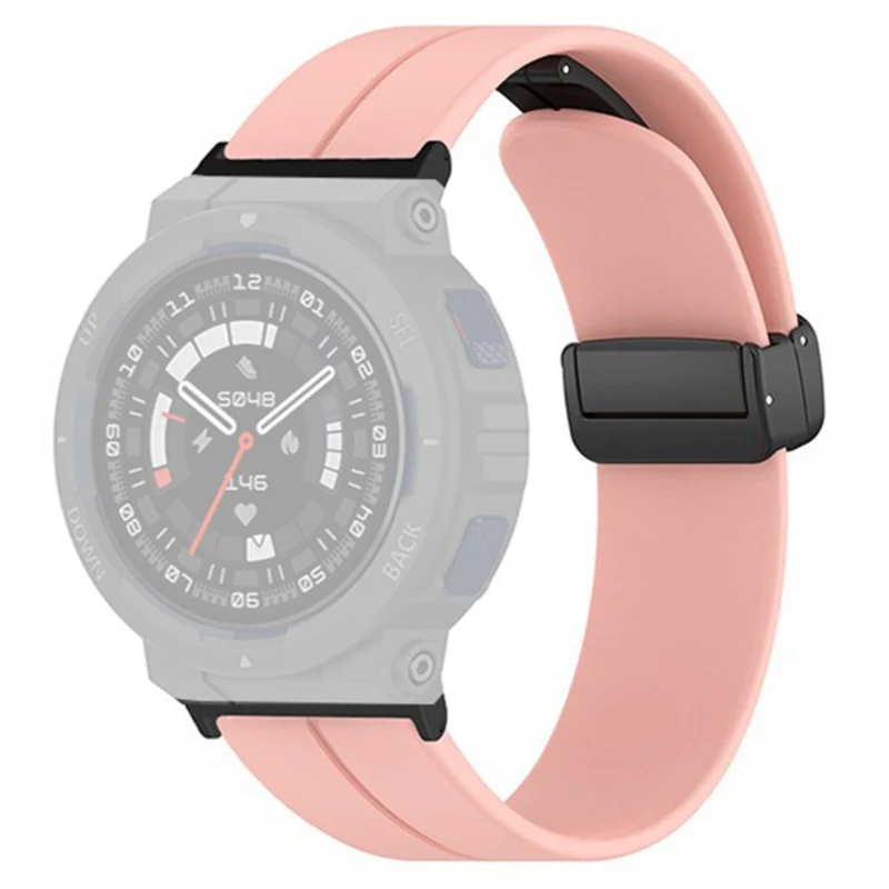 Huami Amazfit Active Edge A2212 Watch Band Silicone Wrist Strap with Magnetic Folding Buckle