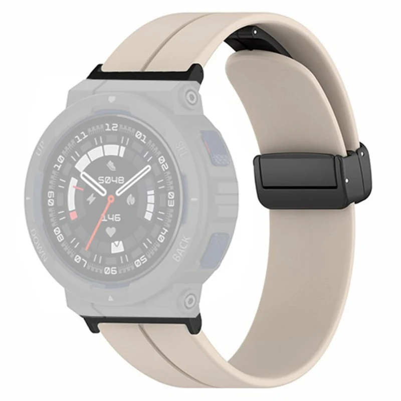 Huami Amazfit Active Edge A2212 Watch Band Silicone Wrist Strap with Magnetic Folding Buckle