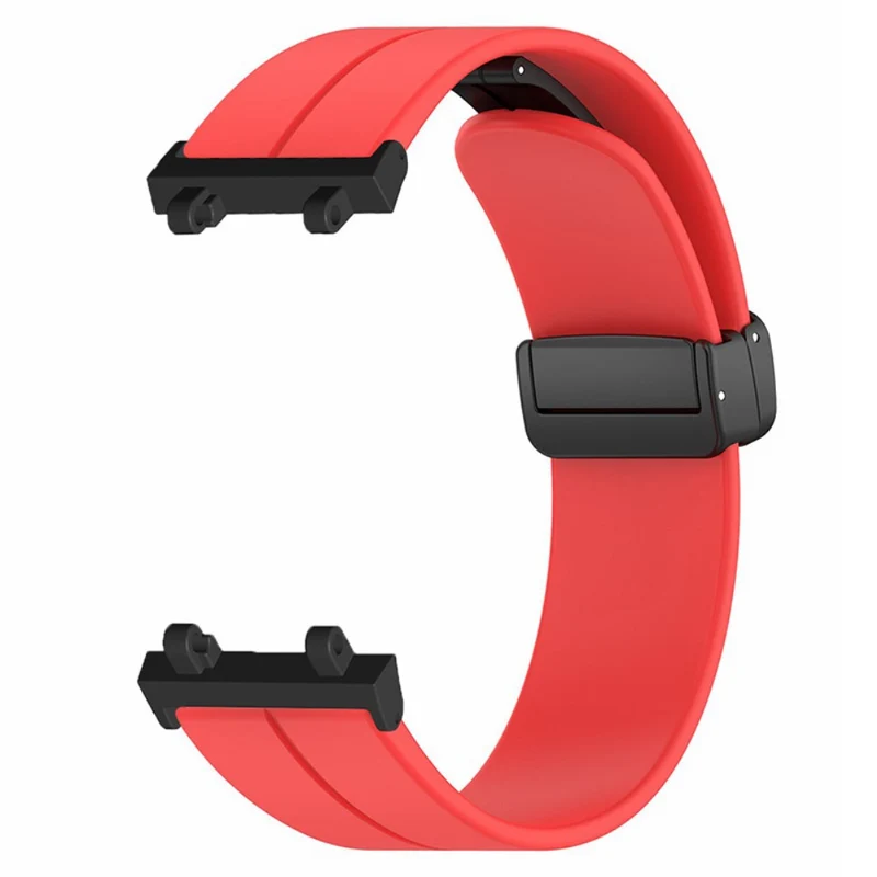 Huami Amazfit Active Edge A2212 Watch Band Silicone Wrist Strap with Magnetic Folding Buckle