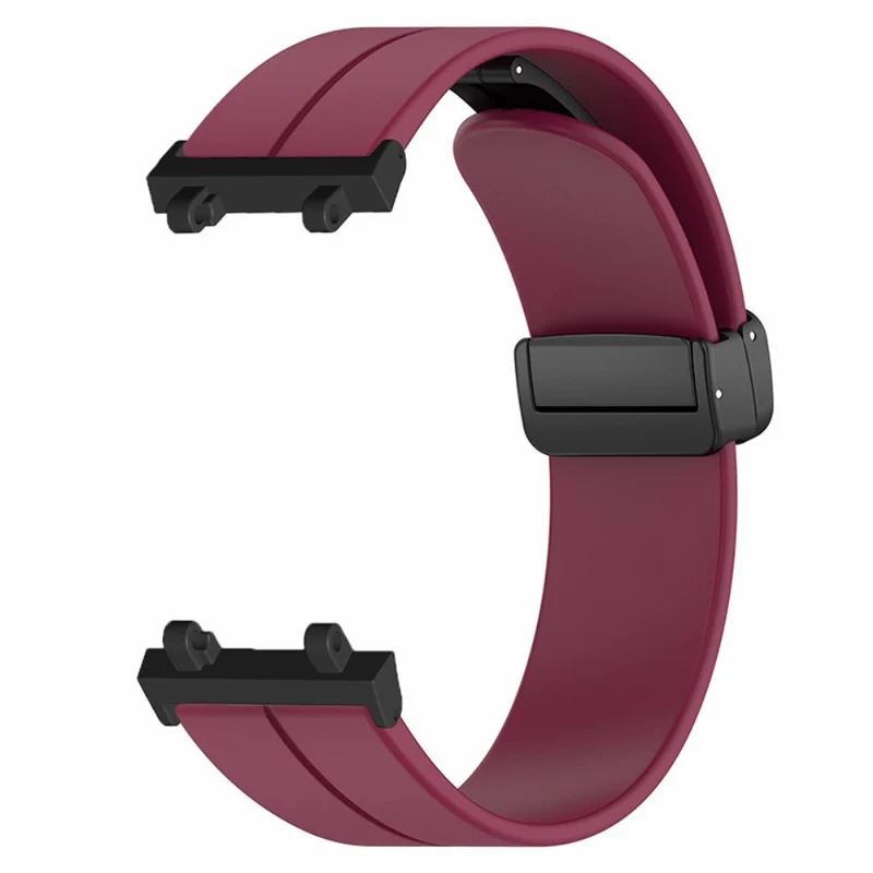 Huami Amazfit Active Edge A2212 Watch Band Silicone Wrist Strap with Magnetic Folding Buckle