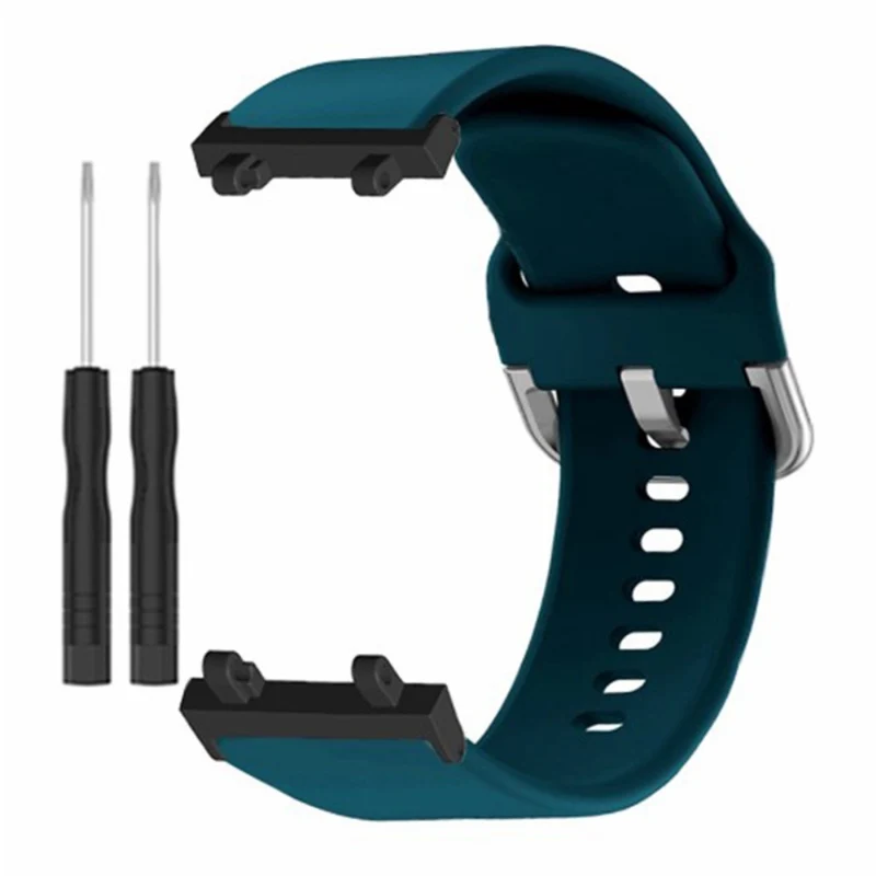 Huami Amazfit Active Edge A2212 Watch Strap Silicone Breathable Watch Band Replacement - Army Green