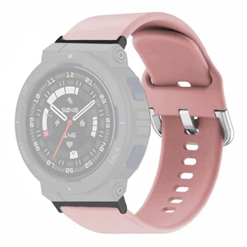 Huami Amazfit Active Edge A2212 Watch Strap Silicone Breathable Watch Band Replacement - Army Green