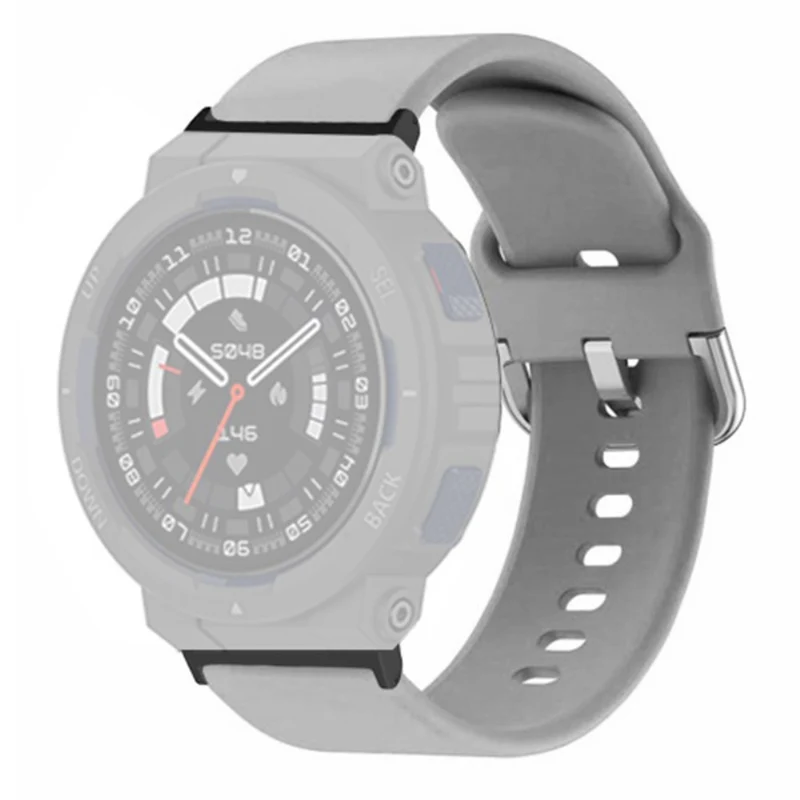 Huami Amazfit Active Edge A2212 Watch Strap Silicone Breathable Watch Band Replacement - Army Green