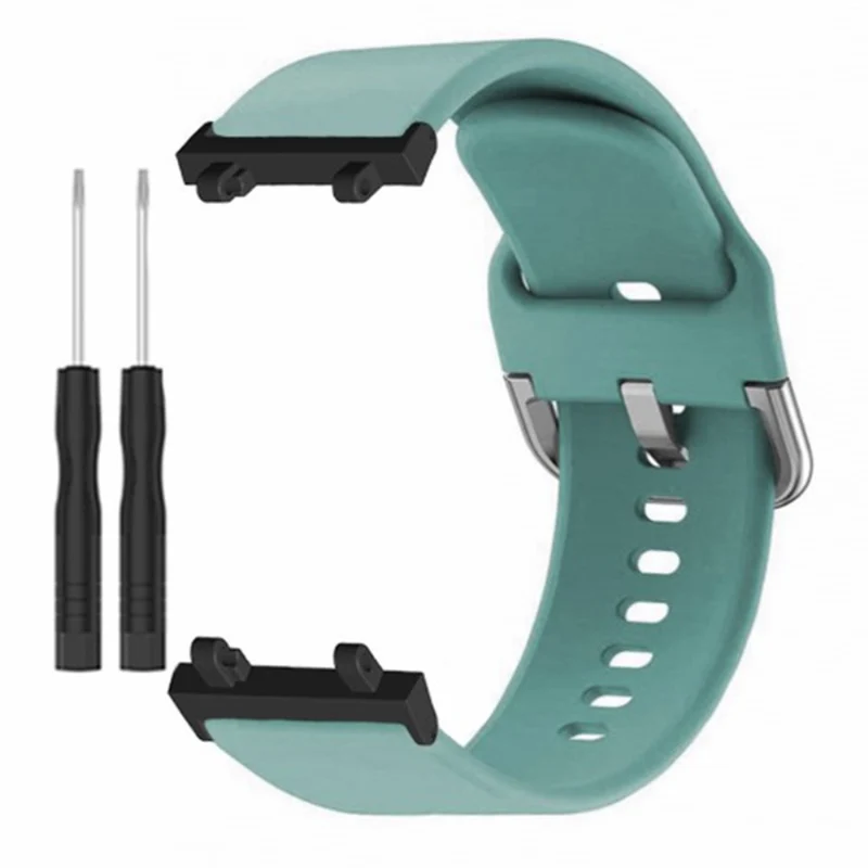 Huami Amazfit Active Edge A2212 Watch Strap Silicone Breathable Watch Band Replacement - Army Green