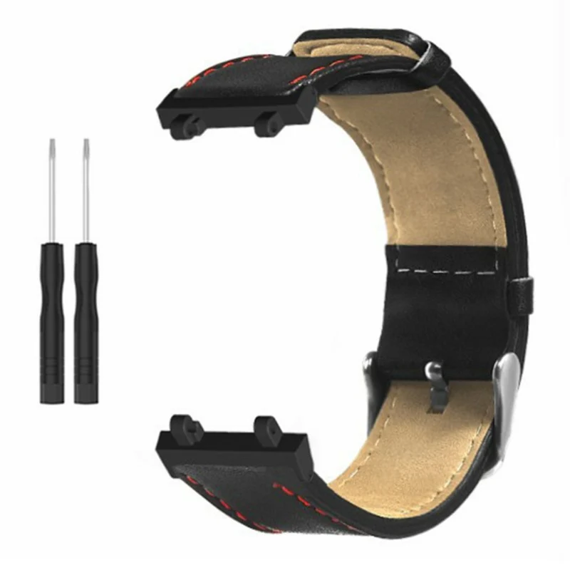 Huami Amazfit Active Edge A2212 Watch Strap Cow Leather Replacement Wrist Band