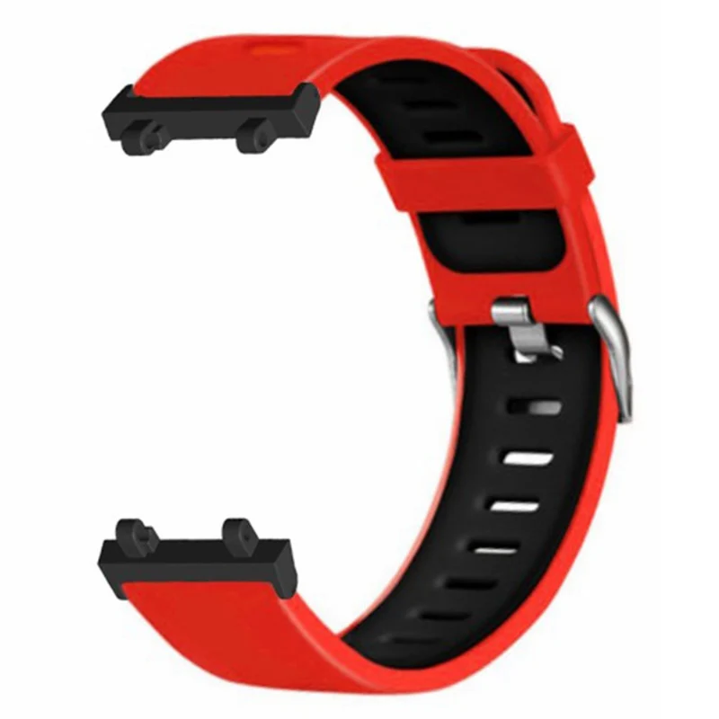 Huami Amazfit Active Edge A2212 Wrist Band Replacement Dual Color Watch Strap - Black+Red