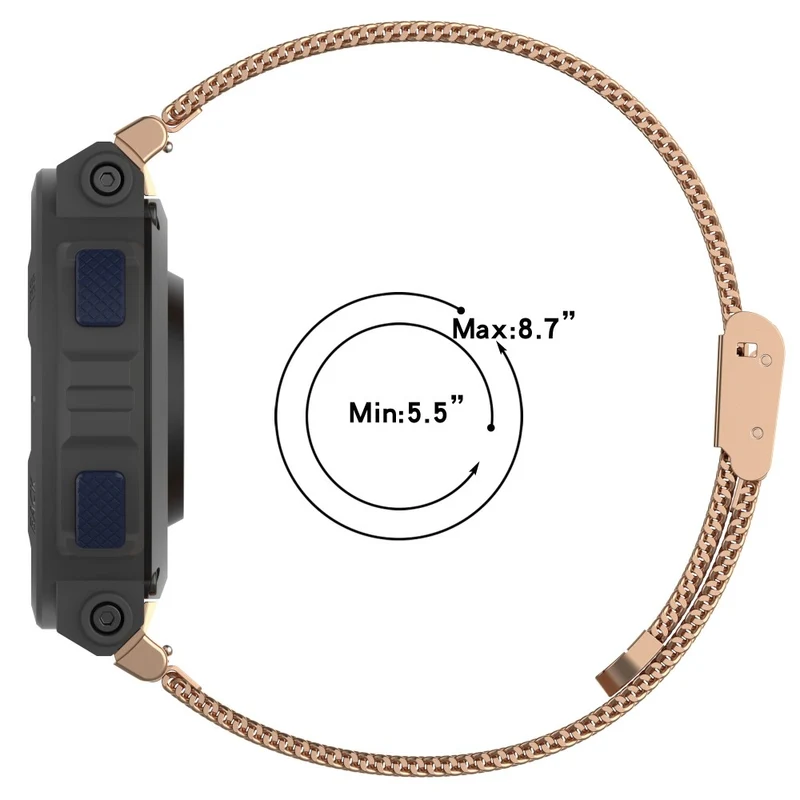 Huami Amazfit Active Edge A2212 Wrist Band Milanese Metal Watch Strap