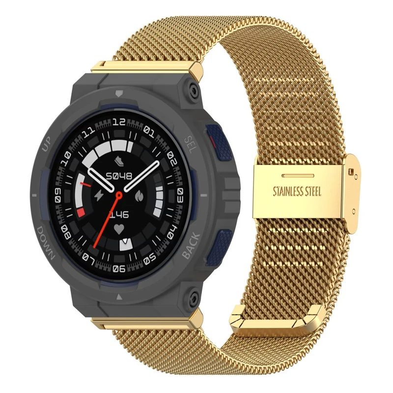Huami Amazfit Active Edge A2212 Wrist Band Milanese Metal Watch Strap