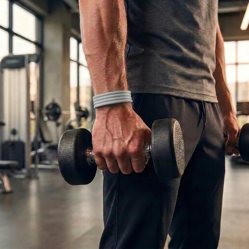 Fitbit Air Classic Silikonarmband (Hellgrau)