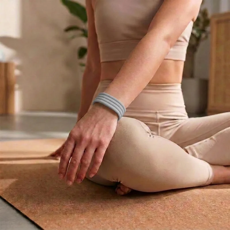 Fitbit Air Classic Silikonarmband (Hellgrau)