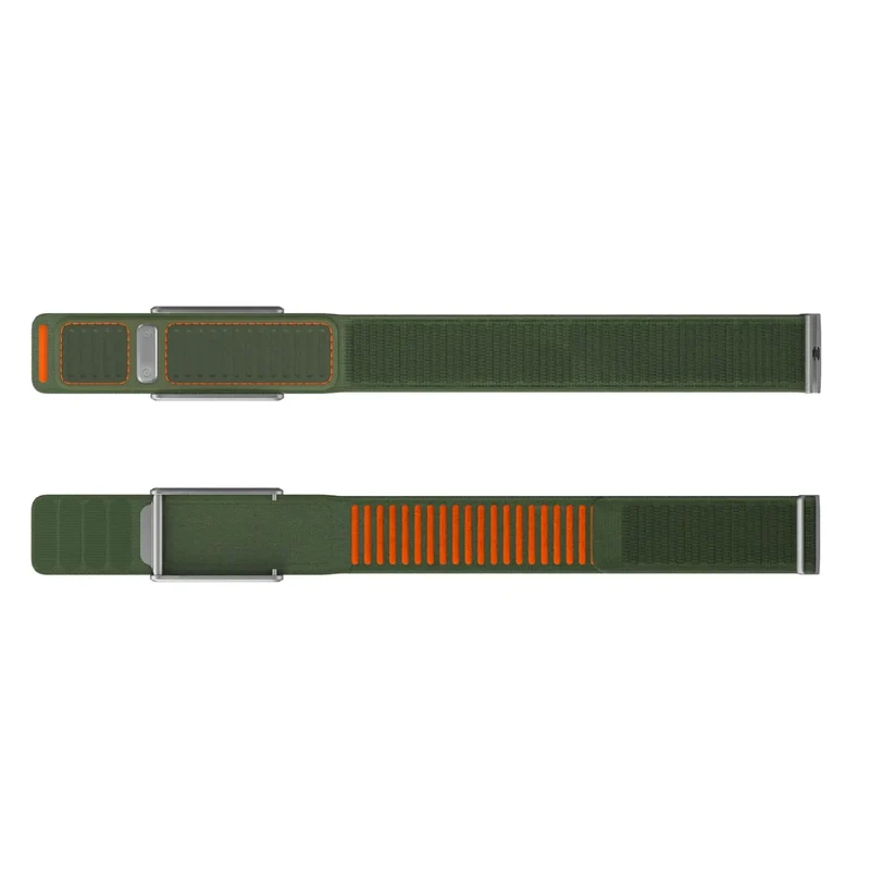 WHOOP 5.0 Nylon Hybrid Armband (Grün)