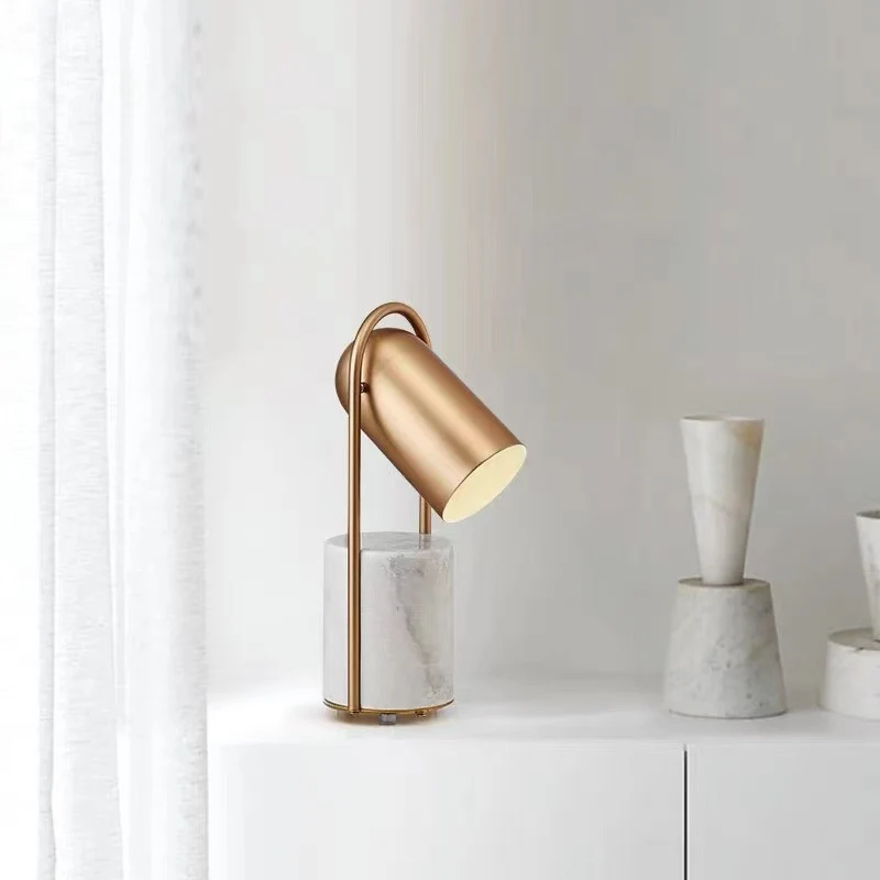 Moderne Minimalistische Metall Tischlampe