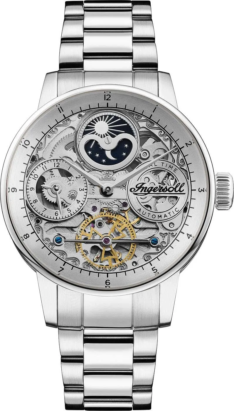 Ingersoll The Jazz I07703 Herrenuhr • Automatikwerk • Sun & Moon