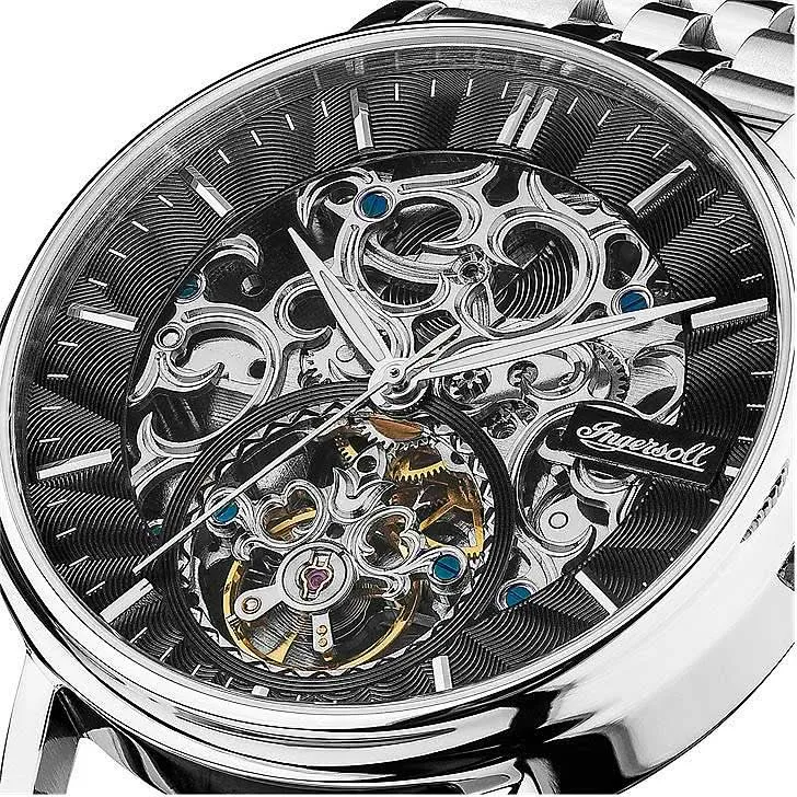 Ingersoll The Charles I05804B Herrenuhr • Präzises Automatikwerk • Massives Edelstahl-Design