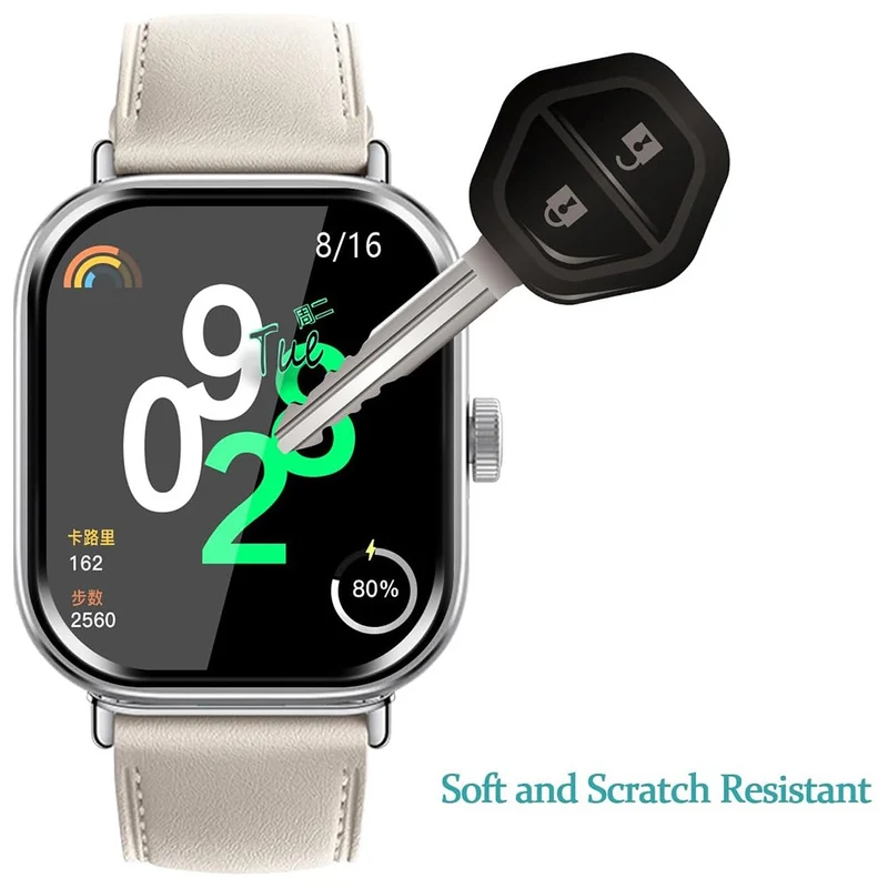 1 pack Xiaomi Redmi Watch 4 Flexible and Soft Film 3D Smartwatch Screen Protector