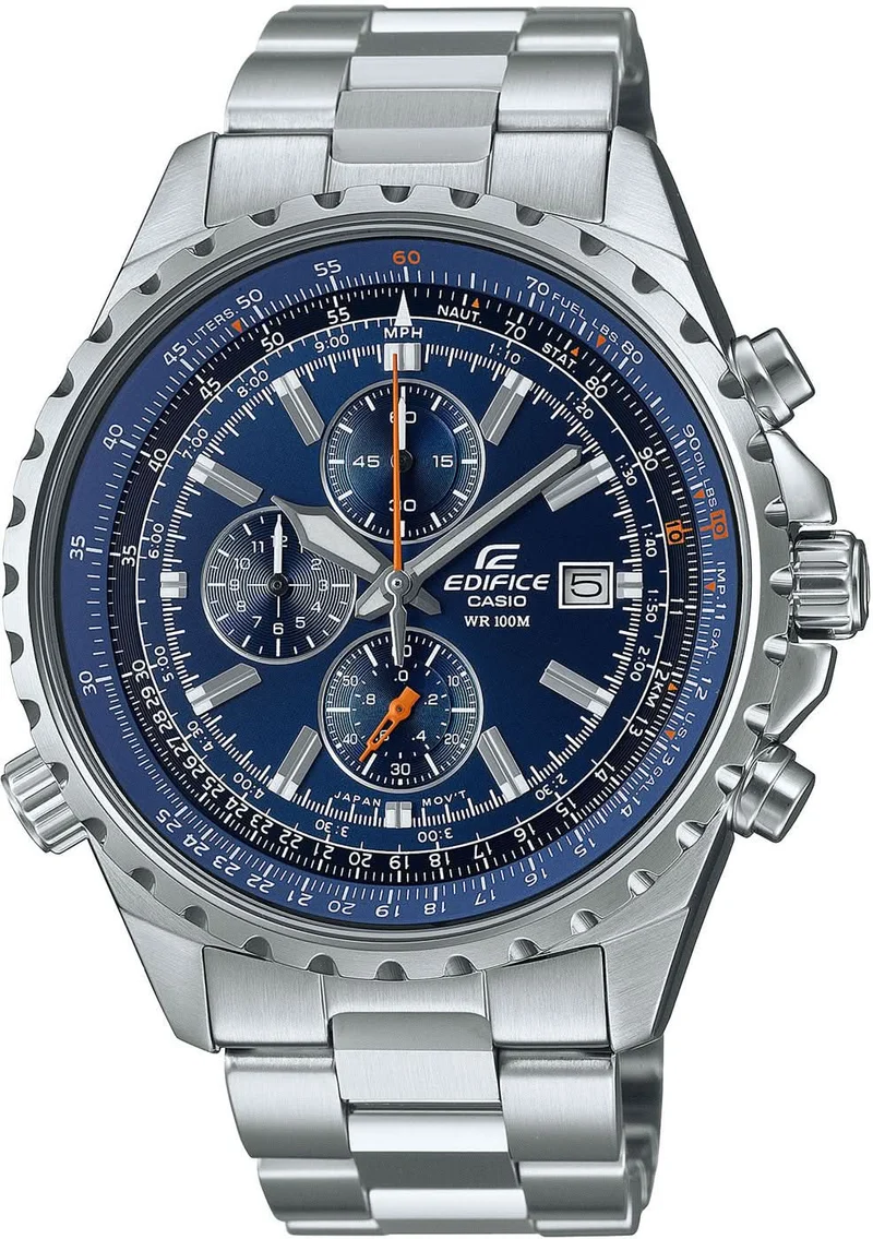Casio Edifice EF-527D-2AVUEF Herrenuhr • Chronograph • Drehlünette