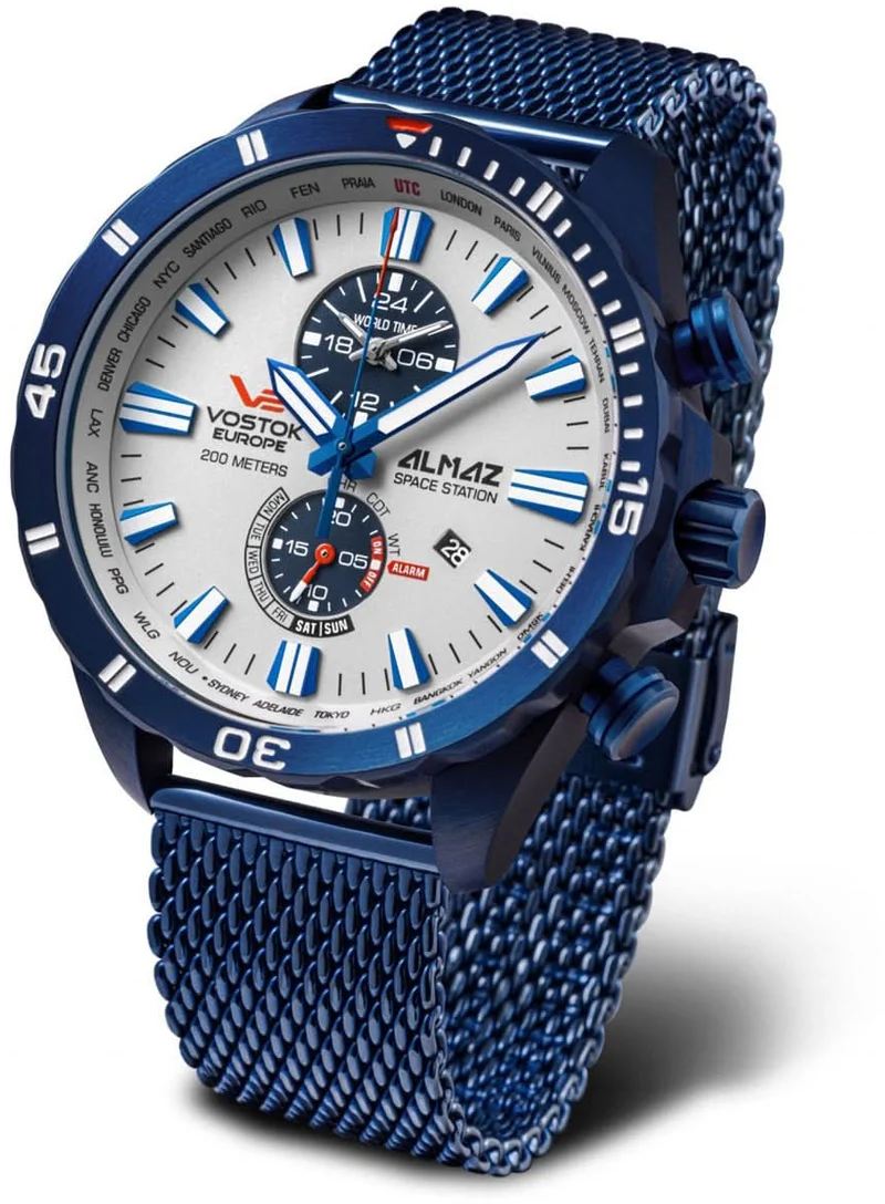 Vostok Europe Almaz YM8J-320D657B Herrenuhr • Alarm • 200m