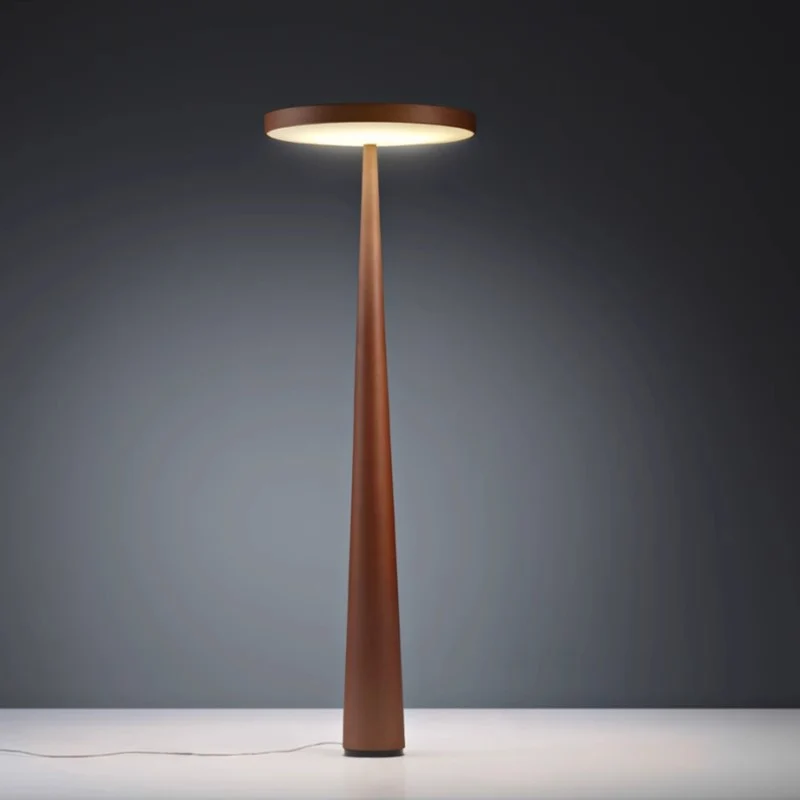 Moderne Minimalistische Stehlampe mit integriertem Tisch