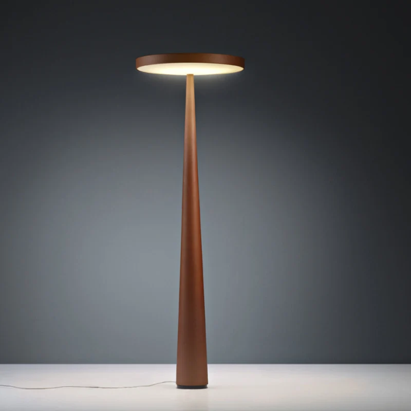 Moderne Minimalistische Stehlampe mit integriertem Tisch
