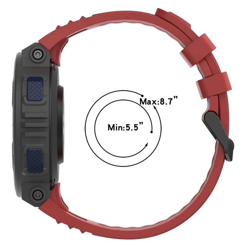 Huami Amazfit Active Edge A2212 Replacement Wrist Band Soft Silicone Watch Strap