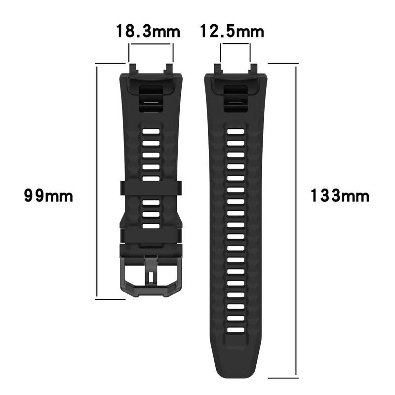 Huami Amazfit Active Edge A2212 Replacement Wrist Band Soft Silicone Watch Strap