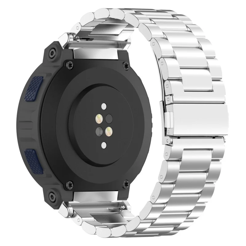 Huami Amazfit Active Edge A2212 Stainless Steel 3 Beads Wrist Band Replacement Watch Strap - Rose Gold