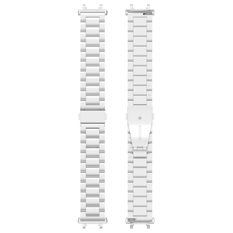 Huami Amazfit Active Edge A2212 Stainless Steel 3 Beads Wrist Band Replacement Watch Strap - Rose Gold