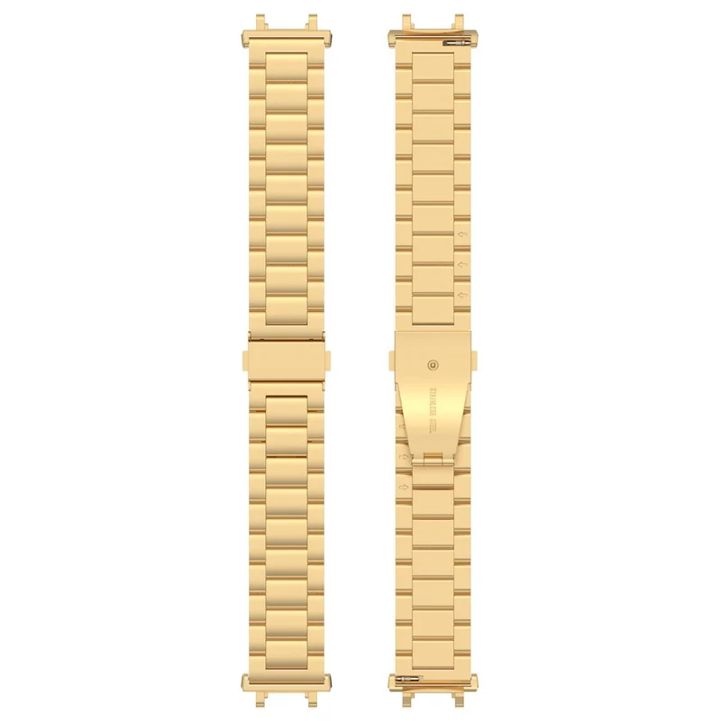 Huami Amazfit Active Edge A2212 Stainless Steel 3 Beads Wrist Band Replacement Watch Strap - Rose Gold