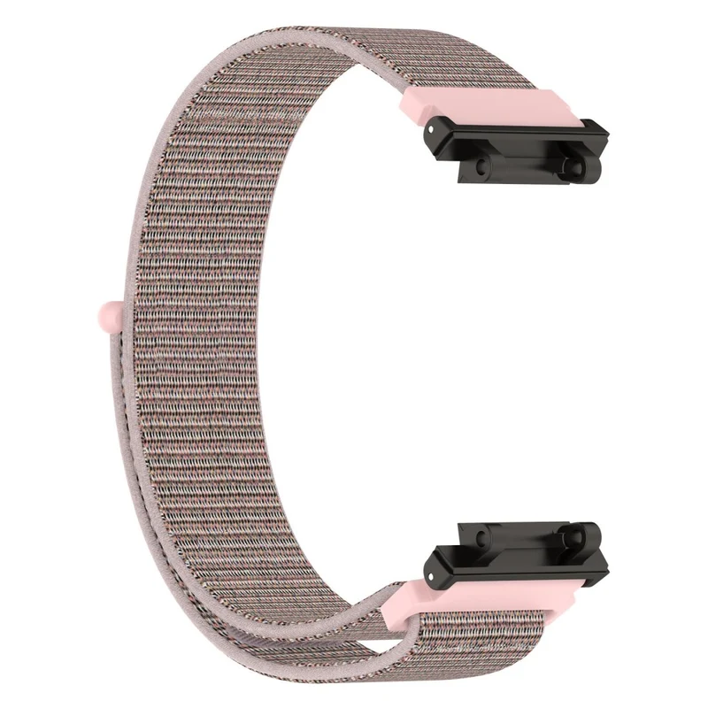 Huami Amazfit Active Edge A2212 Nylon Watch Band Adjustable Magic Tape Strap - Cyan Grey