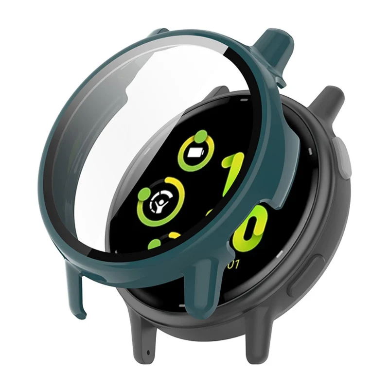 ENKAY Hat Prince GarminActive 5 Watch Case Frame Watch Cover with 9H Tempered Glass Film - Dark Green