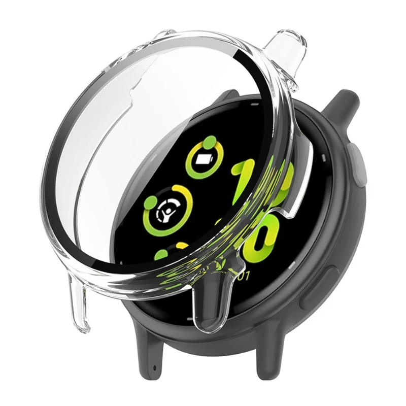 ENKAY Hat Prince GarminActive 5 Watch Case Frame Watch Cover with 9H Tempered Glass Film - Dark Green