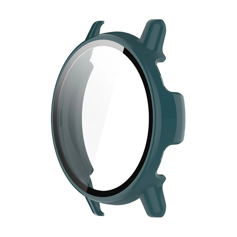 ENKAY Hat Prince GarminActive 5 Watch Case Frame Watch Cover with 9H Tempered Glass Film - Dark Green