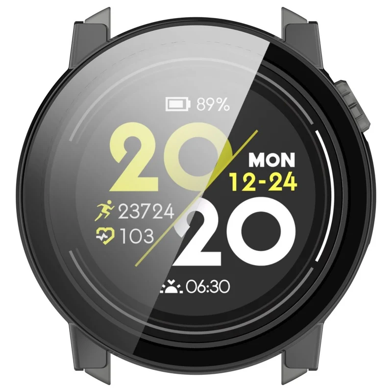 For Coros Pace 3 Protective Case Hard Watch Cover with Tempered Glass Screen Protector