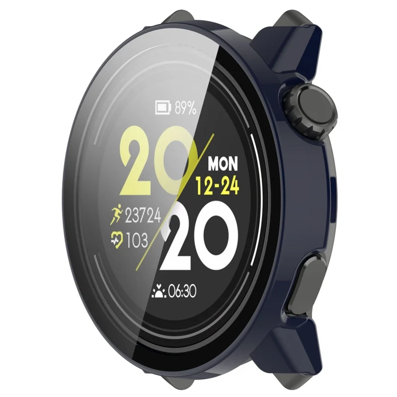 For Coros Pace 3 Protective Case Hard Watch Cover with Tempered Glass Screen Protector